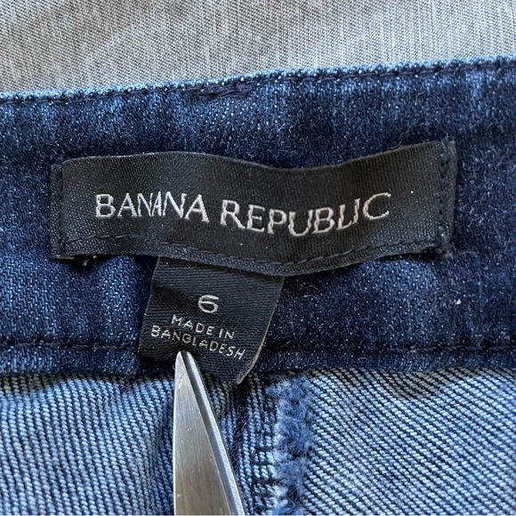 Banana Republic Dark Wash Blue Women's Jeans Womens Size 6 - Picture 9 of 13